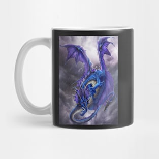 Blue Storm Dragon Mug